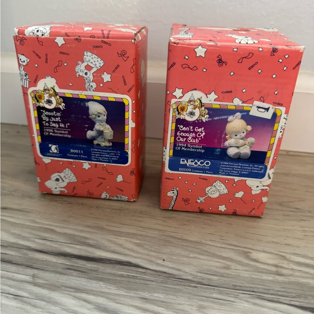 Precious Moments birthday club figurines